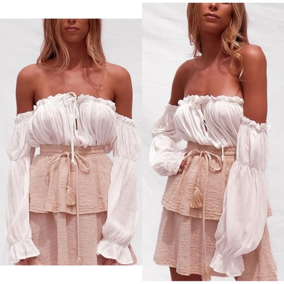 off shoulder top - Picture 2 of 8